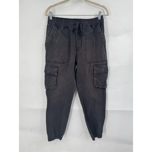 Lckr Cargo Grunge Pant Women M Charcoal Grey Hobo Skater Punk Casual Classic - Picture 1 of 8